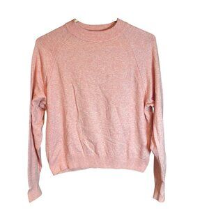 A New Day Sweater Coral Crew Neck Cotton Blend Size Small